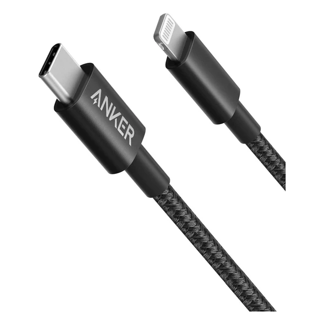 Anker 331 USB-C auf Lightning Kabel Nylon 180cm fr iPhone 13 Pro Max 12 11 X X