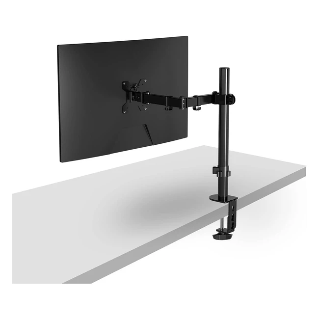 Pholiten Single Monitor Arm MD97421  Adjustable Stand for 13-32 inch Screens  