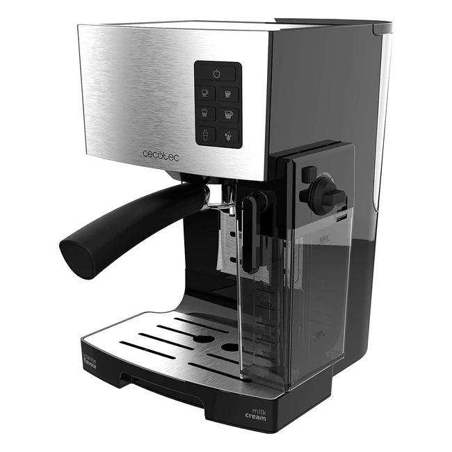 Cecotec Kaffeemaschine Power Instantccino Stahl Farbe - 20 Bar 1450W