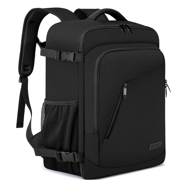 EasyJet Cabin Bag 45x36x20 30L Travel Backpack USB Charging Port Black