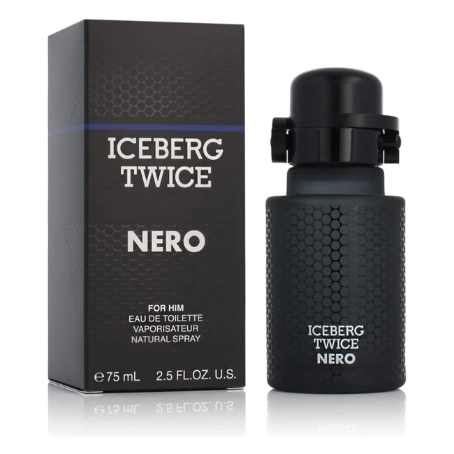 Iceberg Twice Nero Eau de Toilette Uomo 75ml - Profumo Legnoso Ambrato