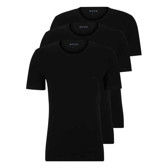Boss Tshirt RN 3P Classic Maglietta Black 1 L Uomo - Consegna Veloce