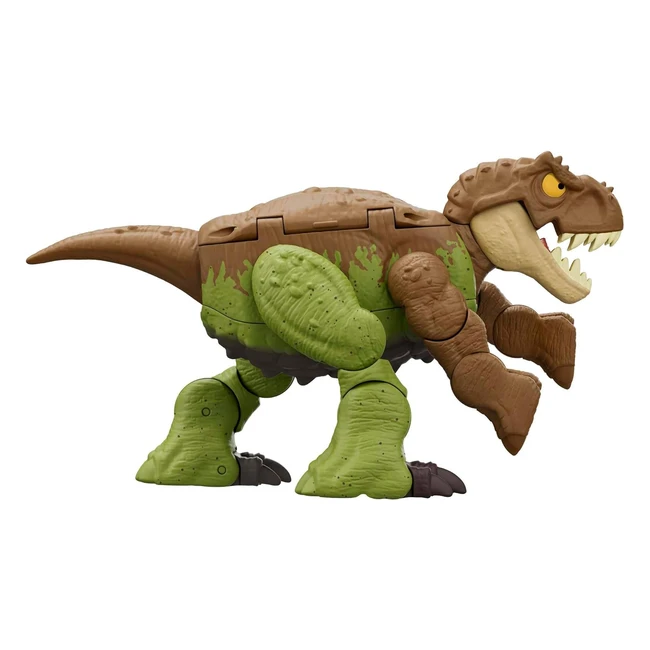 Jurassic World Fierce Changers T-Rex Verde Ankylosaurus Mattel HLP06