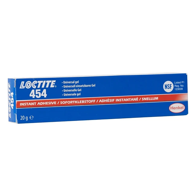 Loctite 454 Universal Super Glue Gel - High Strength Adhesive 20g