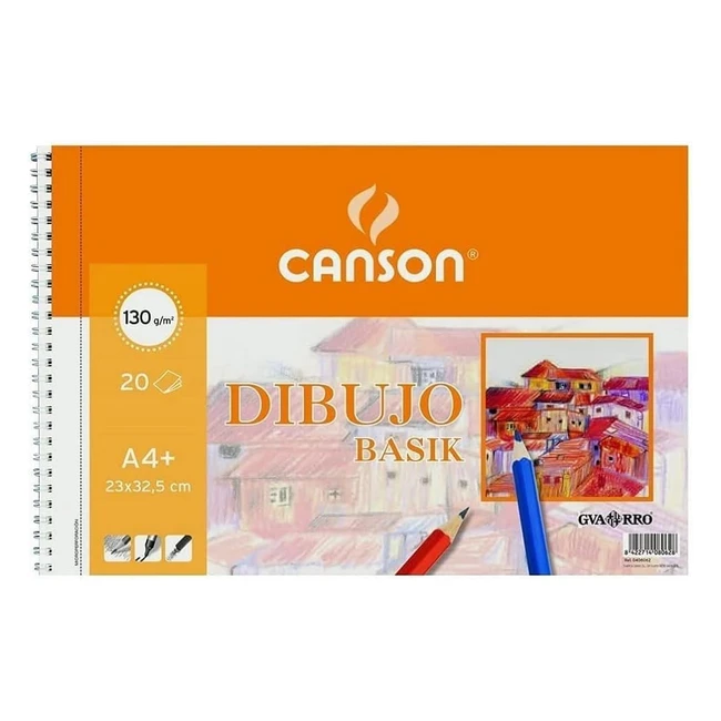 Cahier Canson Guarro Basic A4 130g - 20 Feuilles Micro Perfores
