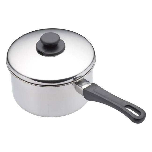KitchenCraft Extra Deep Induction Saucepan 12cm - Stainless Steel - CookingEsse
