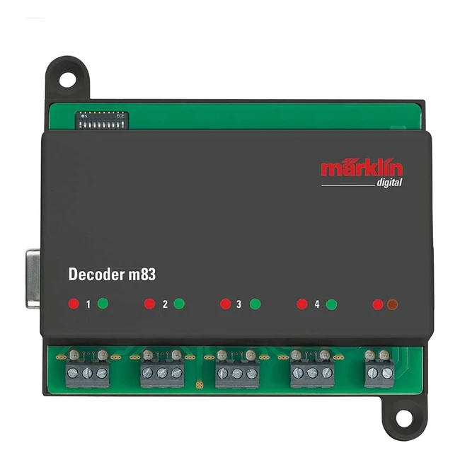 Décodeur de commutation Marklin 60832 M83 avec module - Supporte le format numérique MFX - Voyants LED pour une détection rapide - Référence: 60832