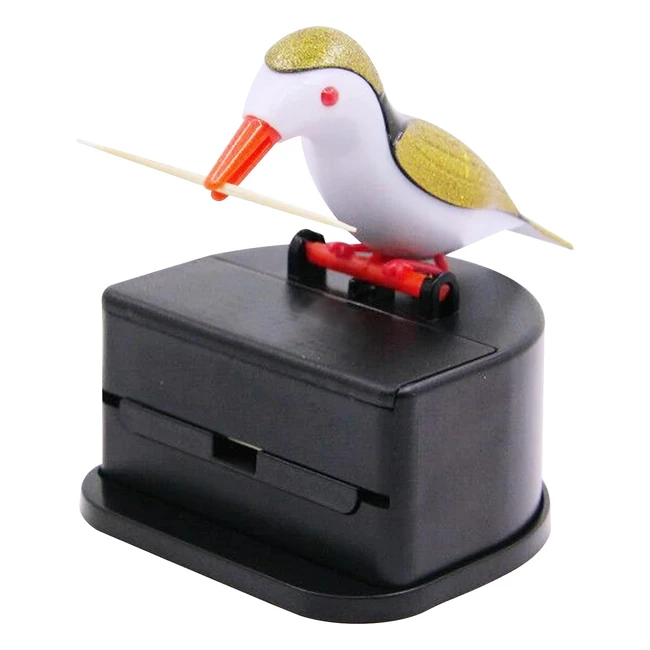 Distributore Stuzzicadenti Little Bird Oro - Jucaifu - Pratico e Creativo