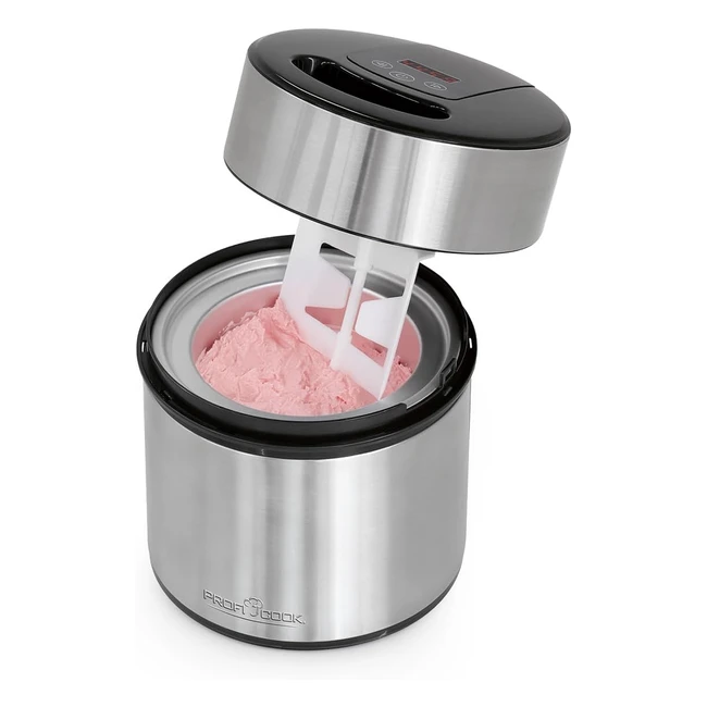 Gelatiera e Yogurtiera Proficook - Gelato in 20 minuti - 1800 ml - Timer - Soft - Frozen Yogurt - Sorbetto - PCICM 1140