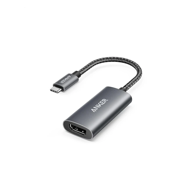 Anker USB C to HDMI Adapter 8K60Hz or 4K144Hz 518 USBC Adapter 8K HDMI USB C to HDMI für MacBook Pro MacBook Air iPad Pro Pixelbook XPS