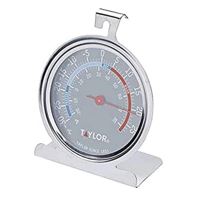 Taylor Pro Fridge Freezer Thermometer Stainless Steel 10 cm Silver  Accurate Mo