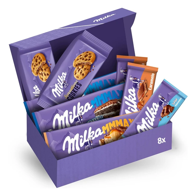 Milka Box Cioccolato e Pasticceria - Tavolette e Biscotti Milka Bubbly 1x100g C