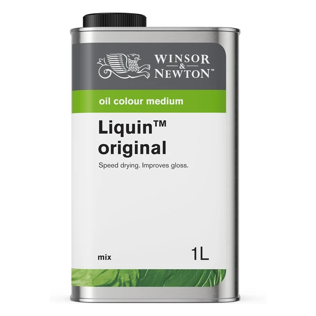 Winsor Newton Additif Huile Liquin Original 1L - Augmente Fluidite et Transparen