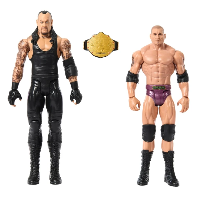 Coffret 2 figurines WWE Duel de Champions Roman Reigns vs John Cena HLL78