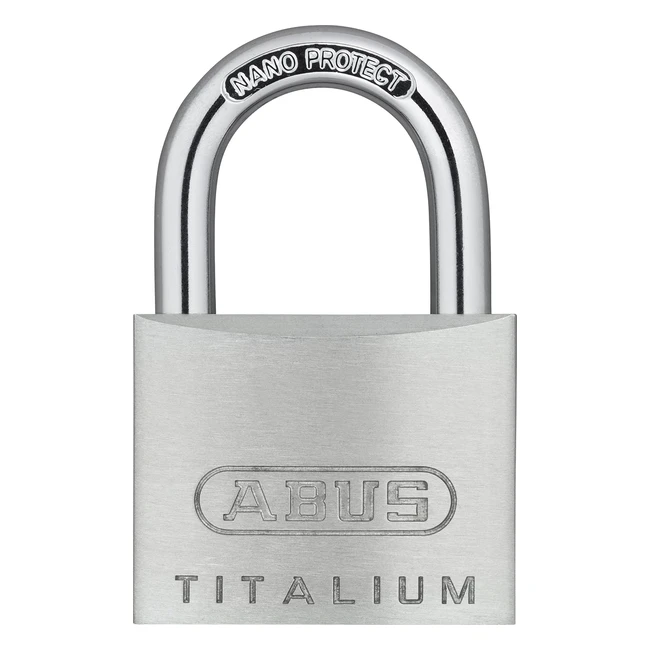Cadenas Abus 64TI60 60mm Titalium clé KA6608 - Aluminium spécial
