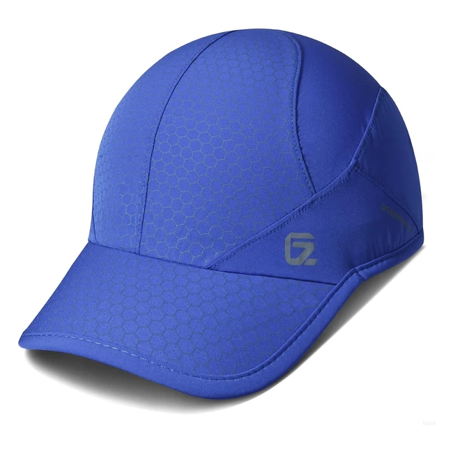 Gadiemkensd Stretch Sport Hat Lightweight Quick Dry Breathable Running Cap - Blue