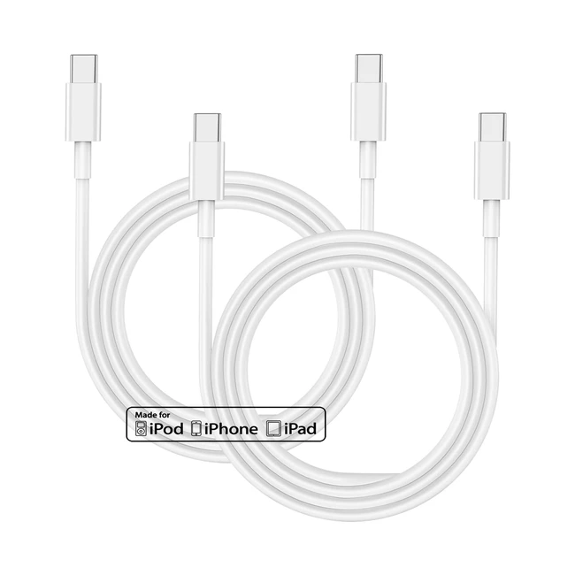 Cavo di Ricarica USB C 60W per iPhone 15 Pro Max iPad MacBook Pro Air Samsung Ga