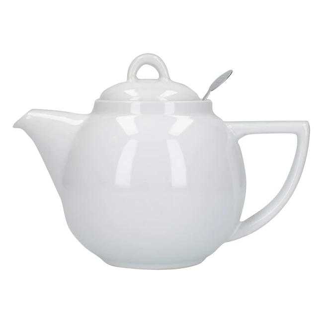 London Pottery Geo Filter Infuser Teapot Ceramic White 2 Cup 650 ml - High-Quality UK Design