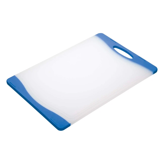 Colourworks Reversible Cutting Board 35cm x 24cm - Blue, Nonstick & Stain Resistant