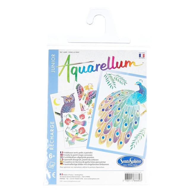 Recharge Aquarellum Junior - Kit Peinture Magique - Fabriqué en France