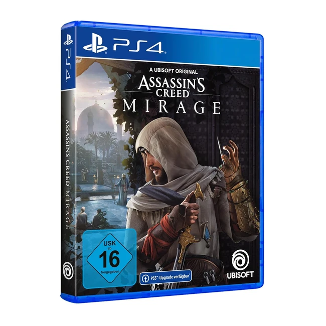 Assassins Creed Mirage PS4 Uncut - Action-Adventure Spiel mit Parkour und Attentaten