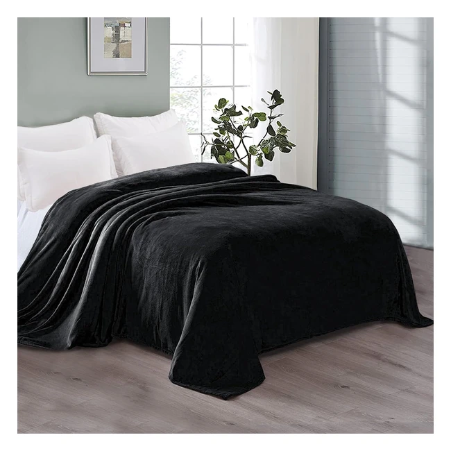 Exclusivo Mezcla Double Size Blanket 230 x 168 cm Fleece Velvet Plush Bed Blanke