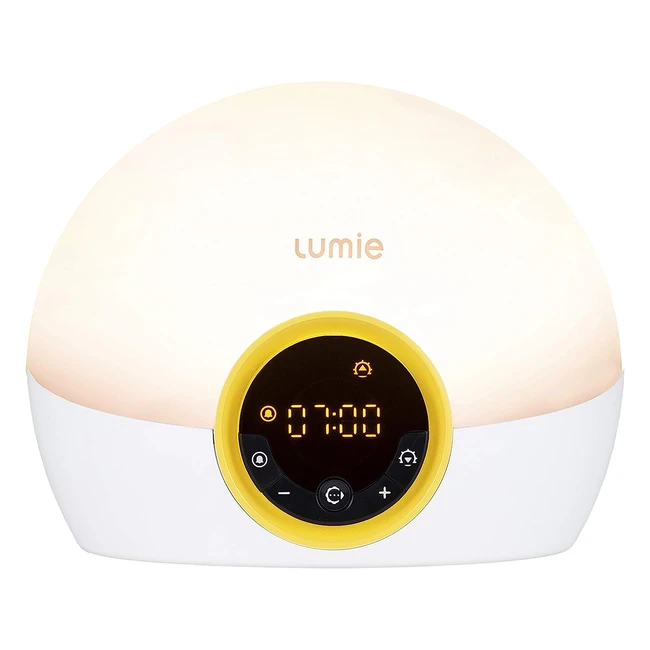 Lumie Bodyclock Rise 100 Sonnenaufgangs- und Sonnenuntergangs-Wecker Weiß - Lichtwecker mit Snooze-Funktion