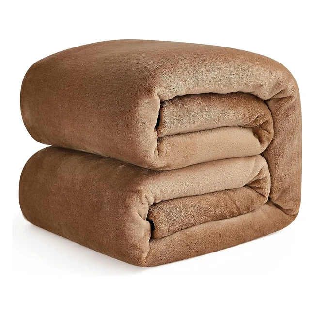 eheyciga Fleece Blanket Camel Throws for Sofas Large Fluffy Warm Soft Blanket fo