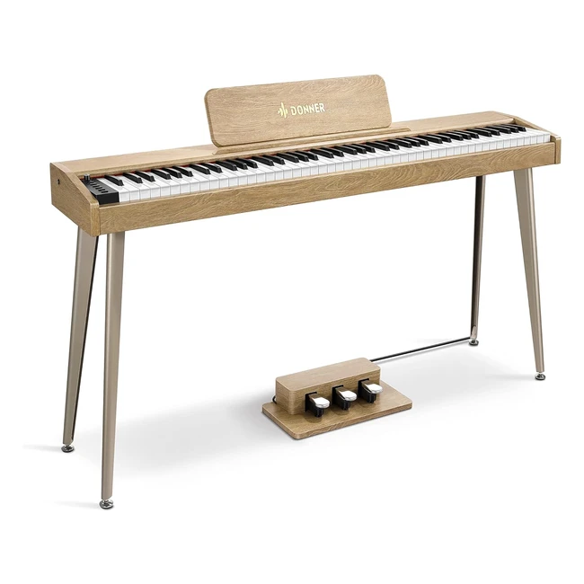 Donner DDP60 Piano Numrique 88 Touches Sensibles - 128 Voix 83 Rythmes 8 Effet