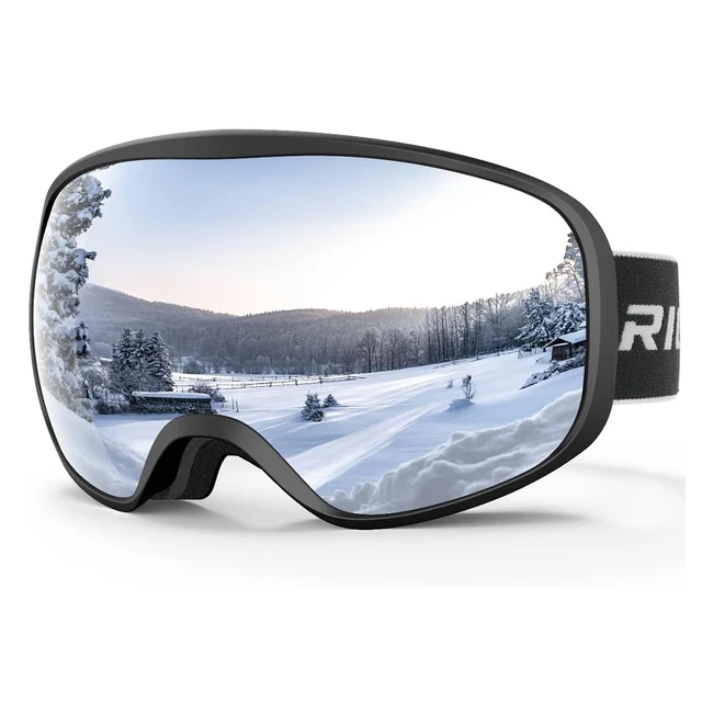 Rioroo Ski Goggles - 100 UV Protection Anti-Glare Dual Lens - Women Men Youth