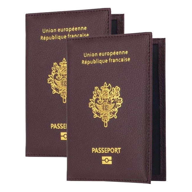 Protge-passeport Beifon 2pcs - tui housse protection - Organisateur de carte