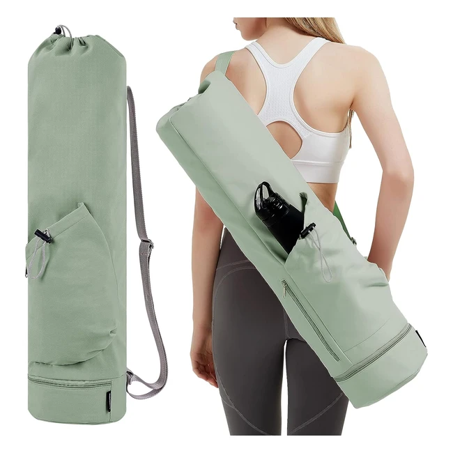 Bolsa de Yoga Sportsnew - Resistente - Compartimento Hmedo - Bolsillo Lateral 