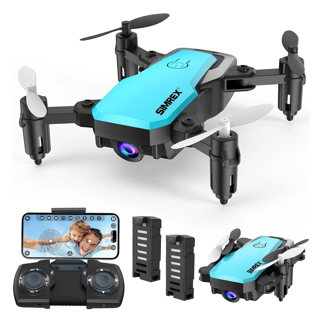 Mini Drone SIMREX X300C 720P HD FPV RC Quadcopter Plegable Altitude Hold 3D Flip