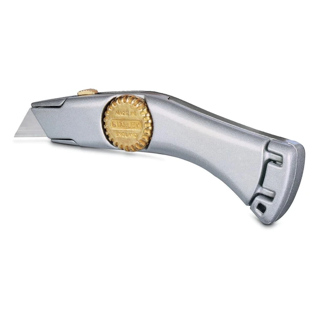 Cuchillo retractil Stanley 210122 con hoja de titanio - Resistente y comodo