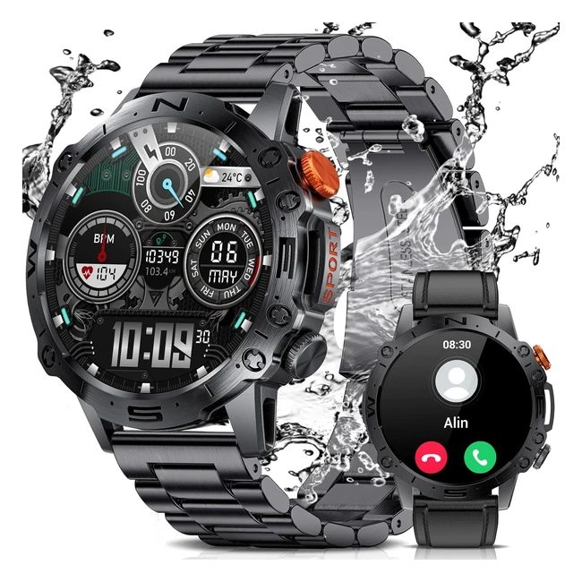 Lige Reloj Inteligente Hombre AlwayOn Display143 Amoled Smartwatch 110 Modos Deportivos