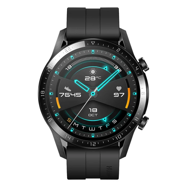 Huawei Watch GT 2 46 mm - Herzfrequenzmessung GPS Altimeter TruSleep Stress 