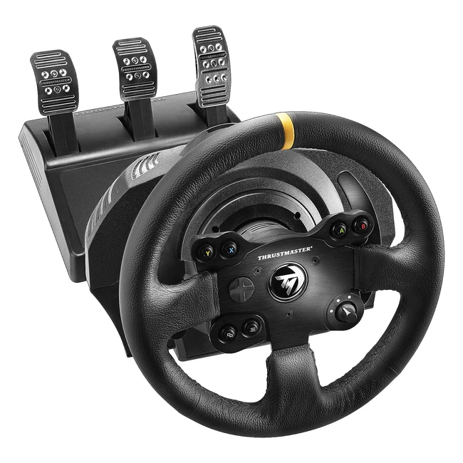 Thrustmaster TX Racing Wheel Leather Edition PCXbox One 4460133 Noir - Moteur Ve