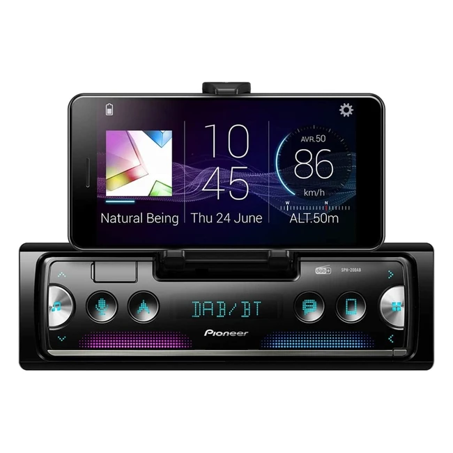 Pioneer SPH20DABAN 1DIN Autoradio mit RDS und DAB Bluetooth USB - Top Soundqualität!