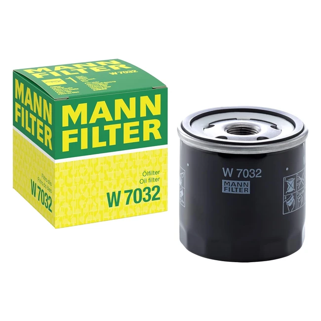 Filtro de Aceite Mannfilter W 7032 - Optimo Desempeno de Filtracion