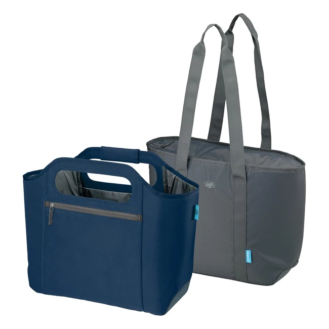 Alfi Isobag Shopper mit abnehmbarer Kühltasche mittelgroß - Stylische Tasche mit Kühlfunktion