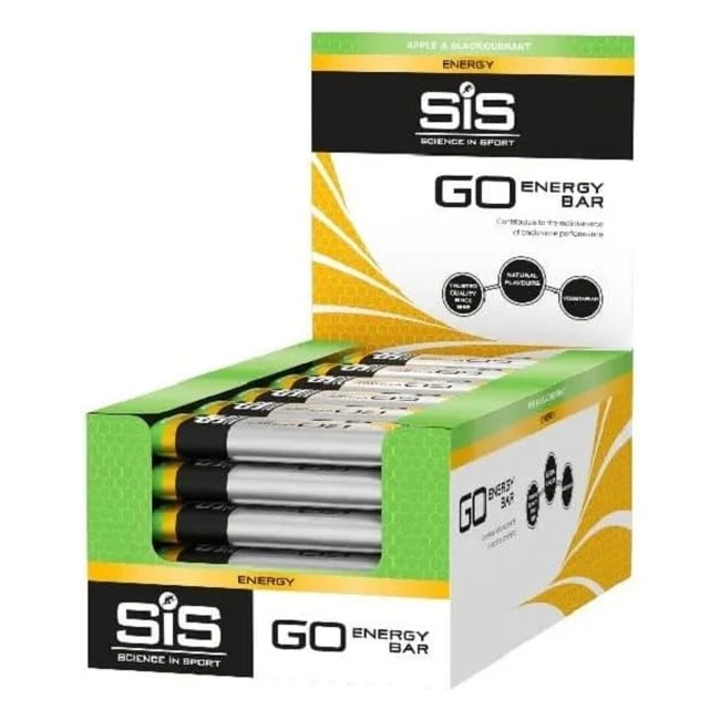 Science in Sport GO Energy Bar Mini 40 g - Pack of 30 - Apple Blackcurrant - 26 