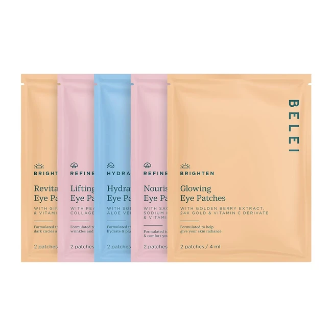 Belei 7Day Eye Mask Collection - 14 Patches 7Pack 1Pack - Probiotische Formel