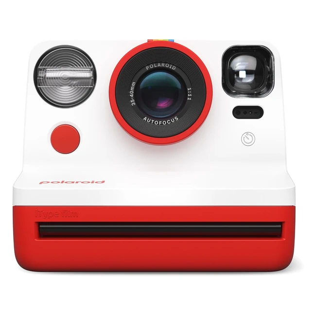 Polaroid Now Gen 2 Rouge Appareil Photo Instantan Double Exposition Flash Precis