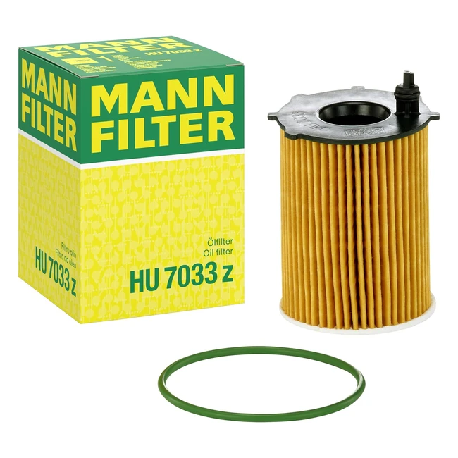 Filtro de Aceite Mannfilter HU 7033 Z - Set de Filtro de Aceite y Juntas