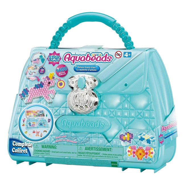 Aquabeads 31914 Deluxe Bastelset in Handtasche - Kreatives Basteln für Kinder