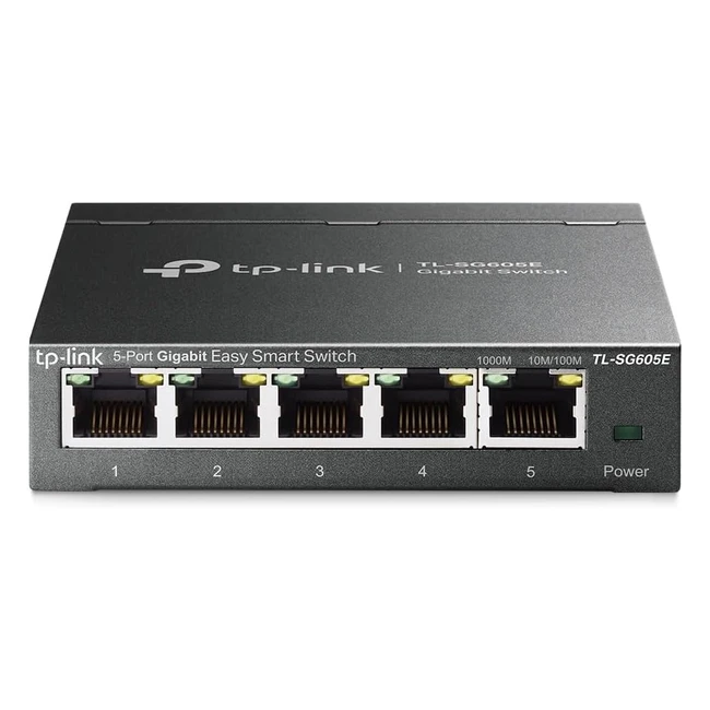 Switch Ethernet Gigabit 5 Ports TP-Link TL-SG605E - Partage de Connexion et Mise