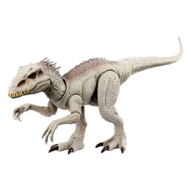 Dinosaurio Indominus Rex Jurassic World Mattel HNT64 - Luces y Sonidos - 4 Aos