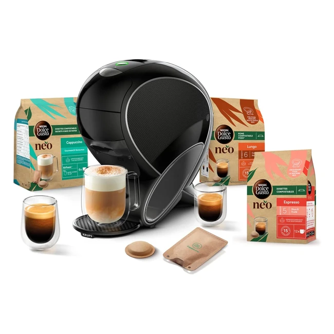 Machine Caf Dolce Gusto Neo by Krups YY5242FD - 3 Boites Dosettes Compostables