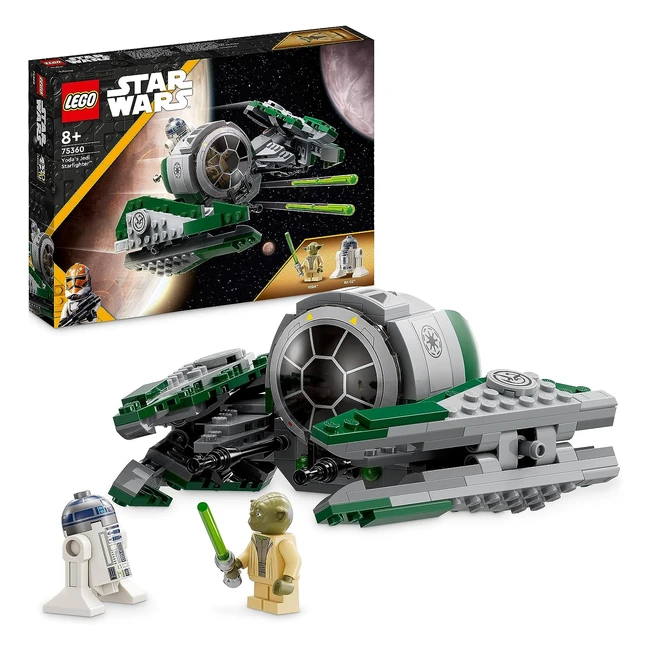 Lego Star Wars Jedi Starfighter di Yoda 75360 - Giocattolo da Costruire con Mini