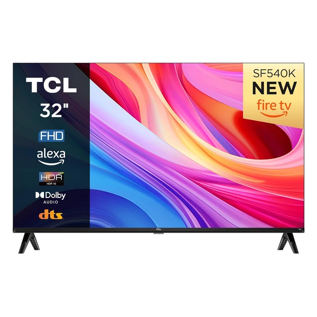 TCL 32SF540K 32 Inch FHD Fire TV  OS7 Smart Television  HDR  Dolby Audio  DT
